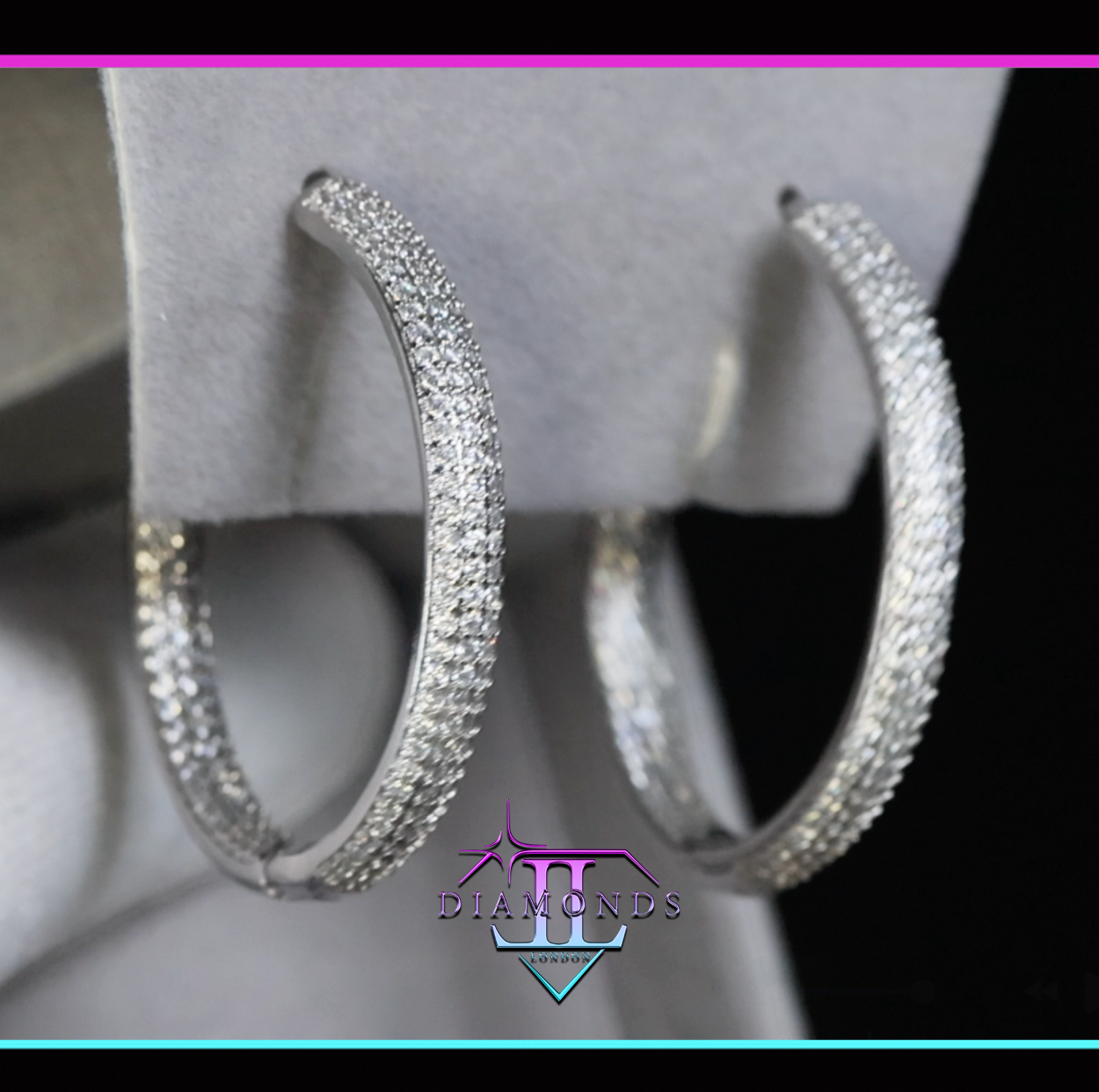 Womens Big Diamond Earrings