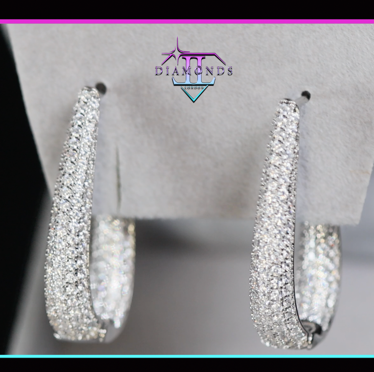 Big Silver Hoop Earrings