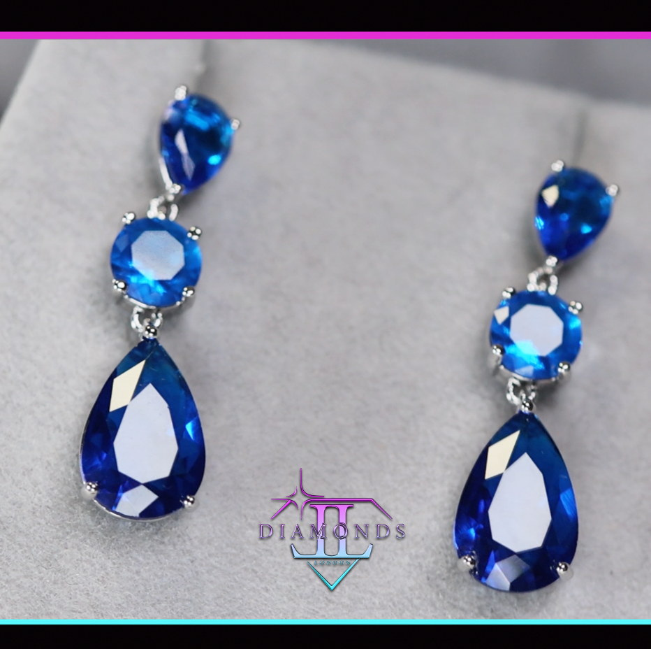 Sapphire Blue Earrings
