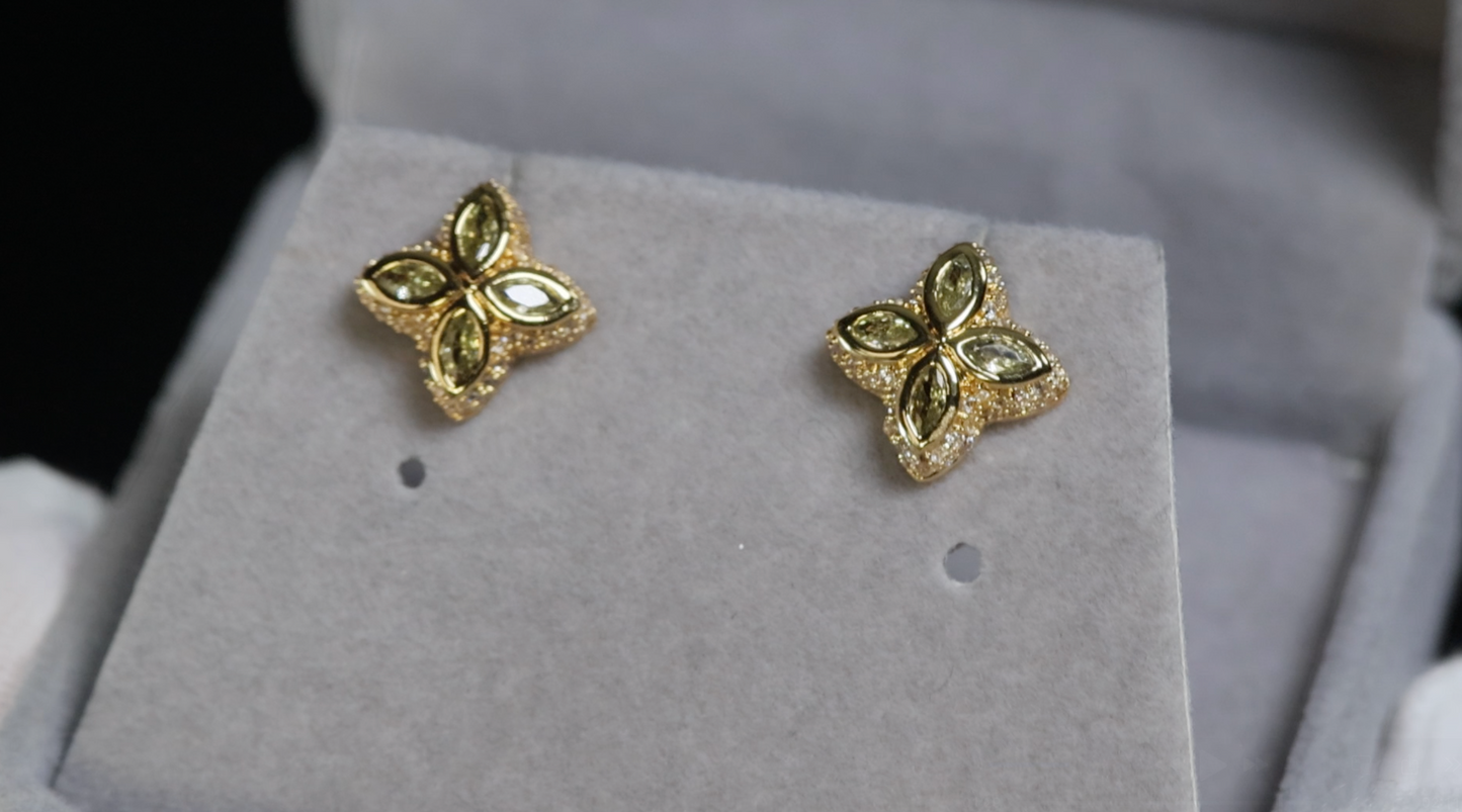 Clover Diamond Earrings