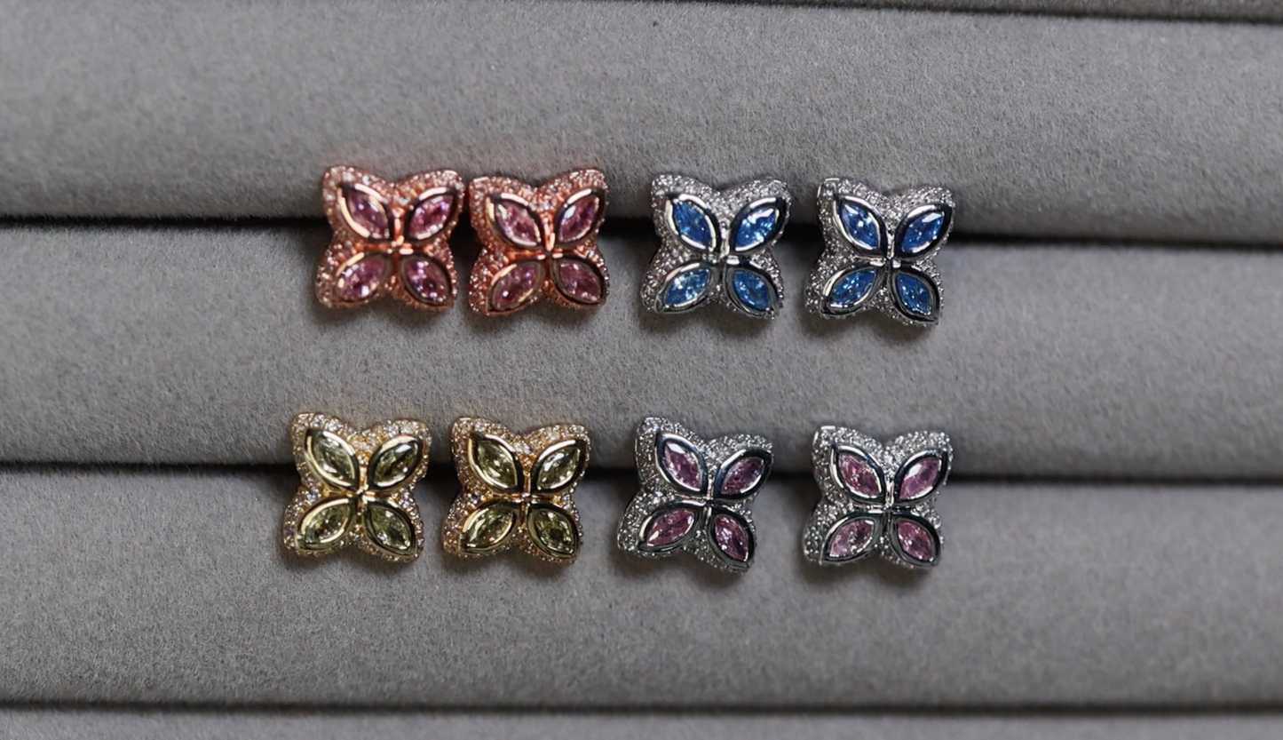 Clover Diamond Earrings