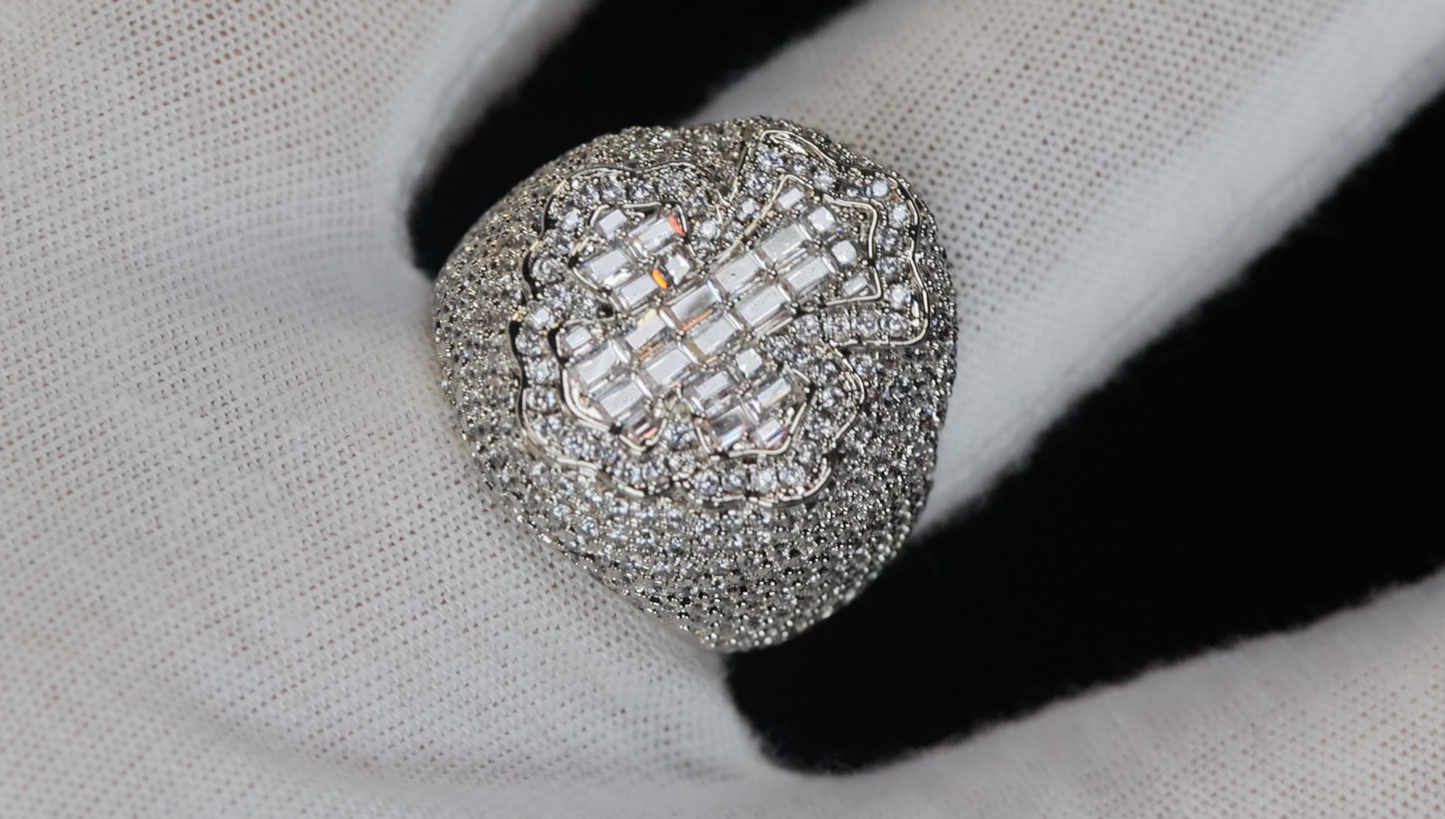 Diamond Cross Ring