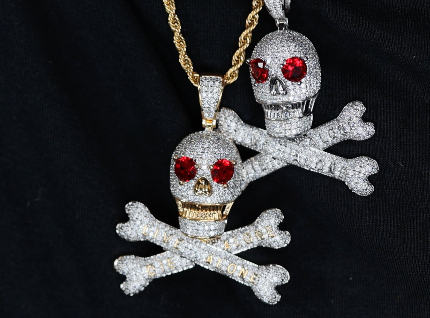 Diamond Skull Pendant