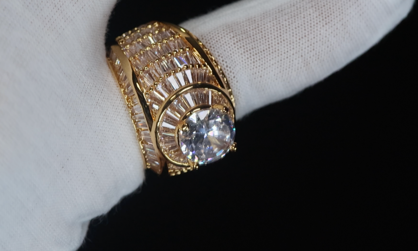 Gold Hip Hop Ring