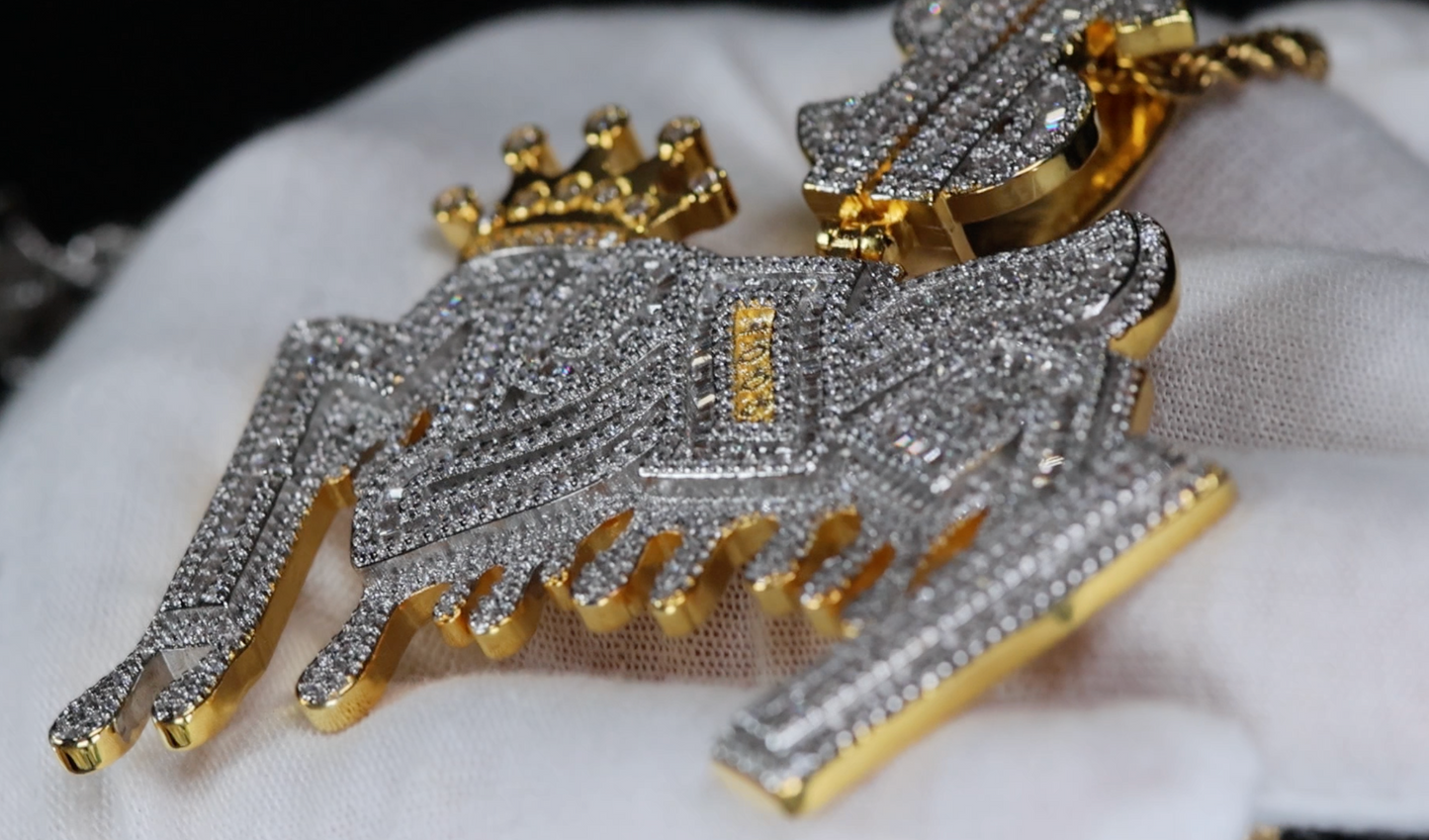 Iced out pendant