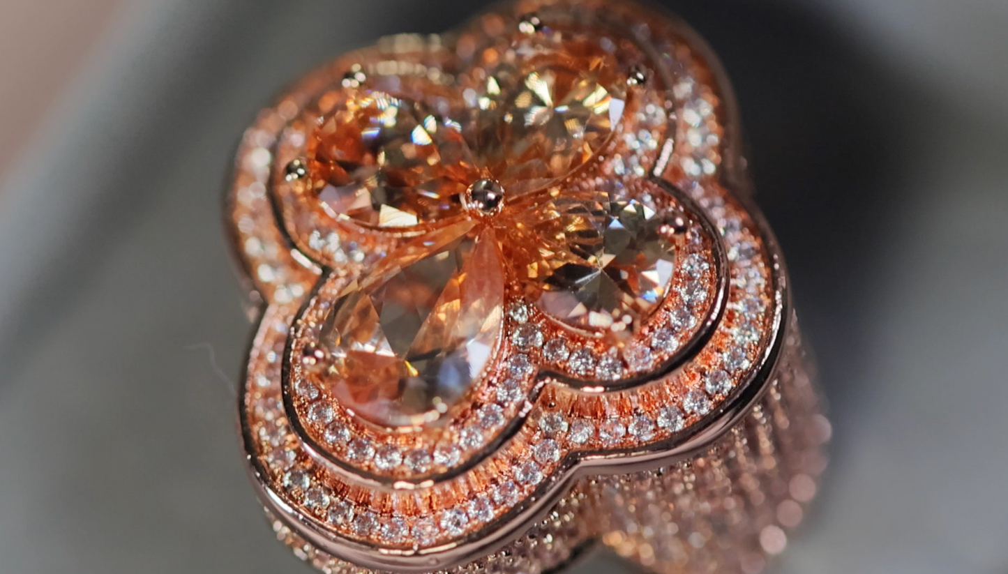 Men's Champagne Diamond Ring