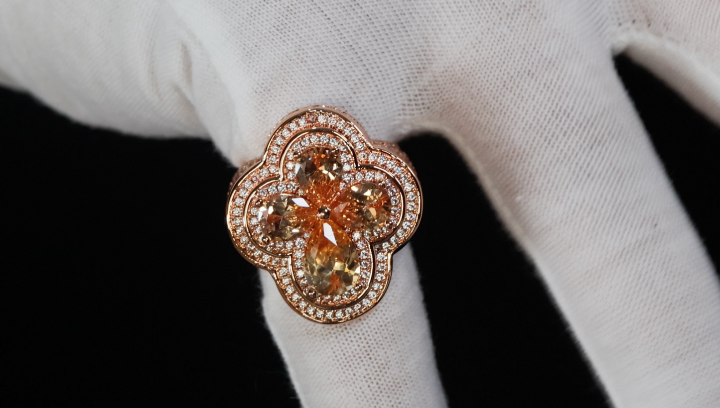 Men's Champagne Diamond Ring