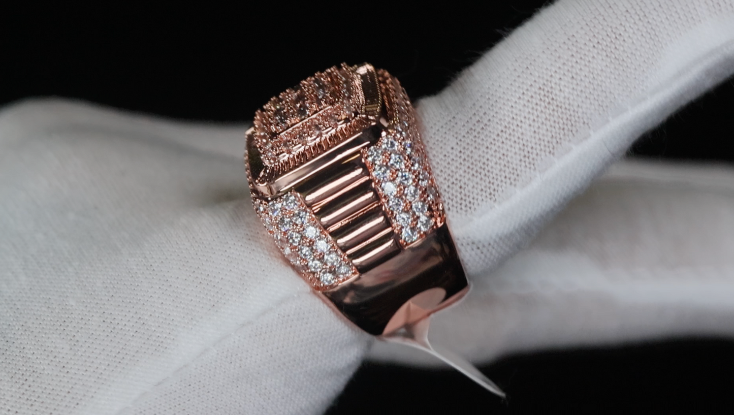 Mens Rose Gold Ring