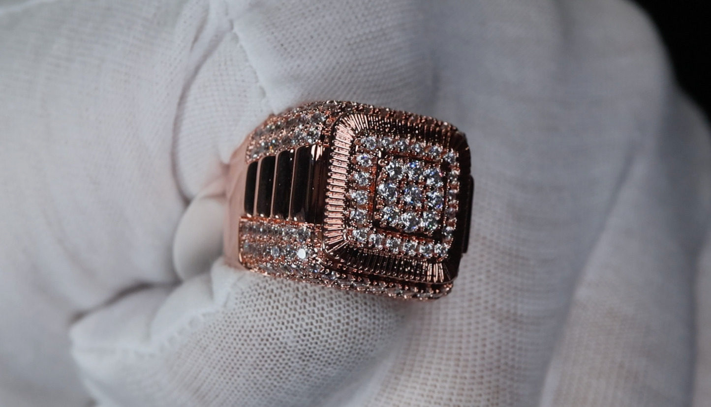 Mens Rose Gold Ring