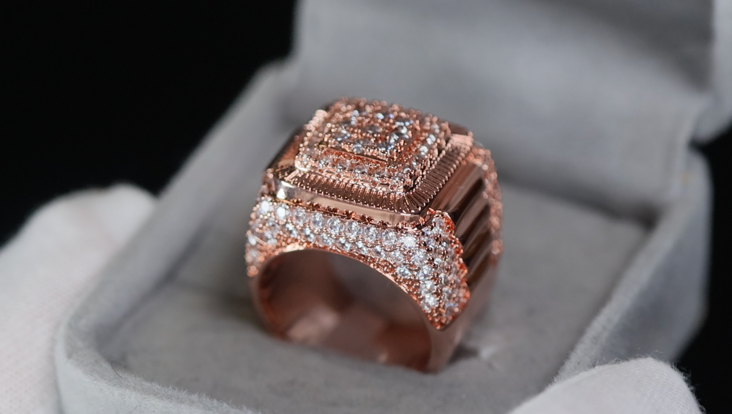 Mens Rose Gold Ring