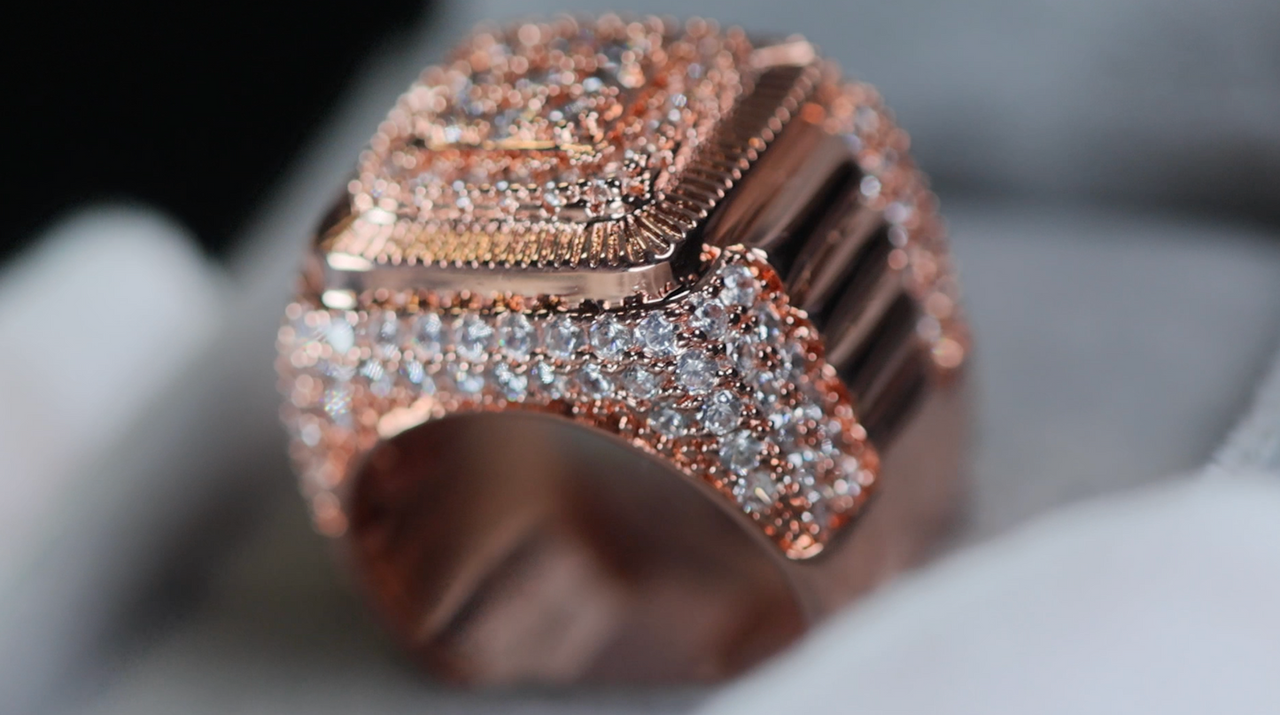 Mens Rose Gold Ring