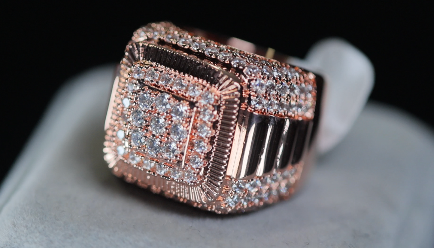 Mens Rose Gold Ring