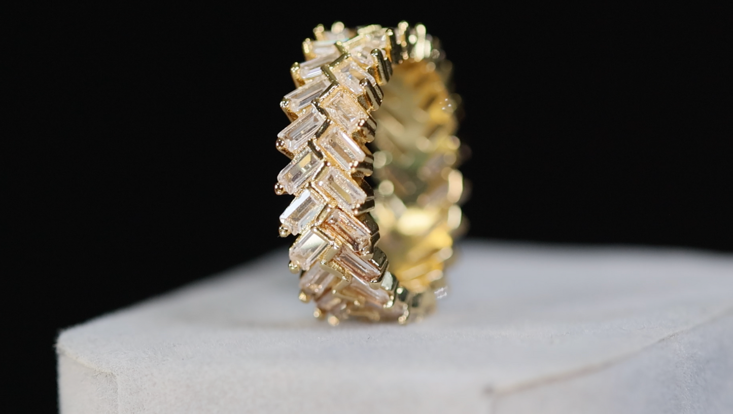Mens Gold Eternity Ring