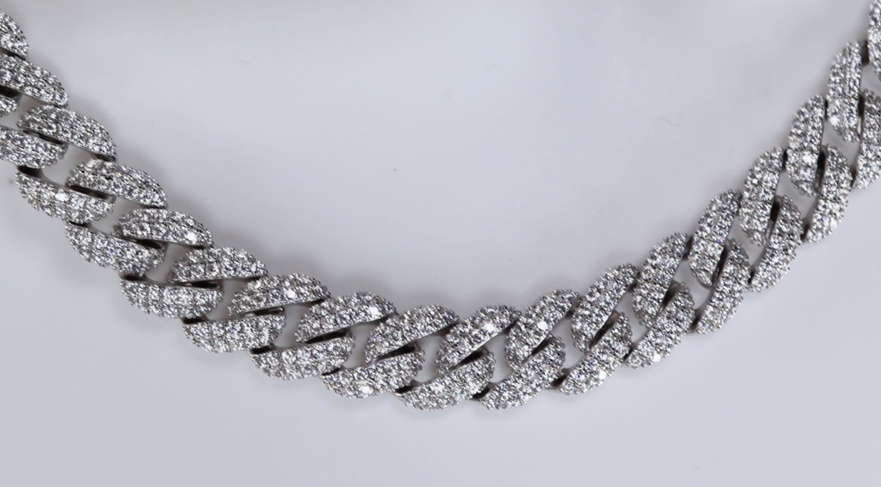 Moissanite Hip Hop Chain