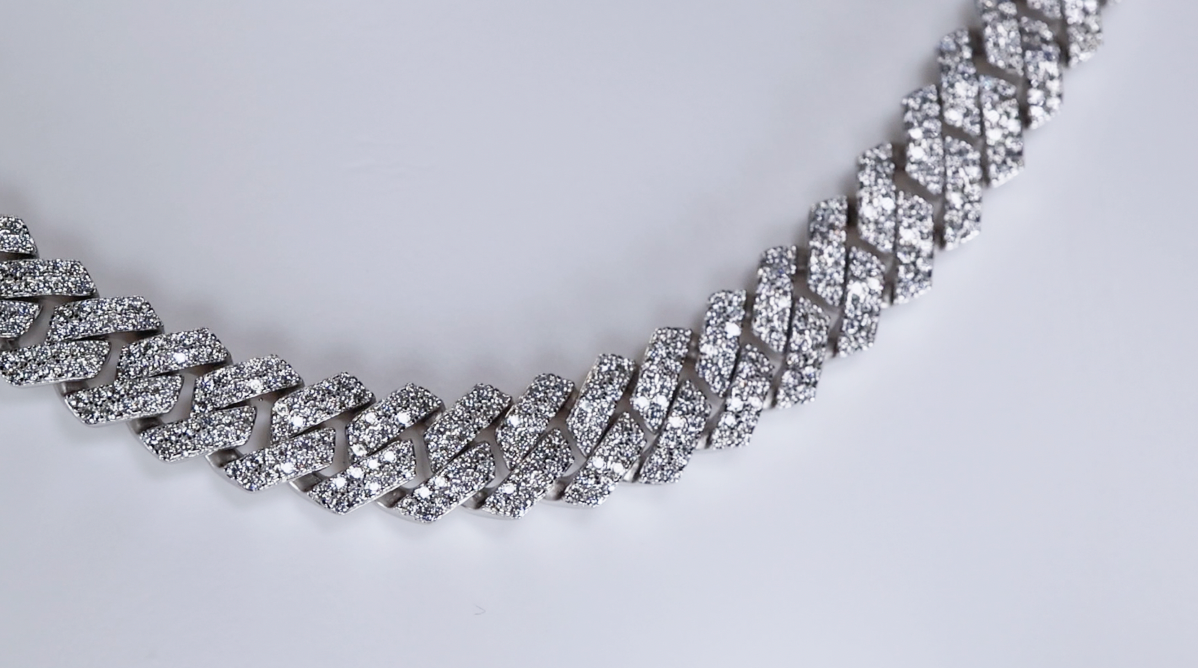 Moissanite Hip Hop Chain