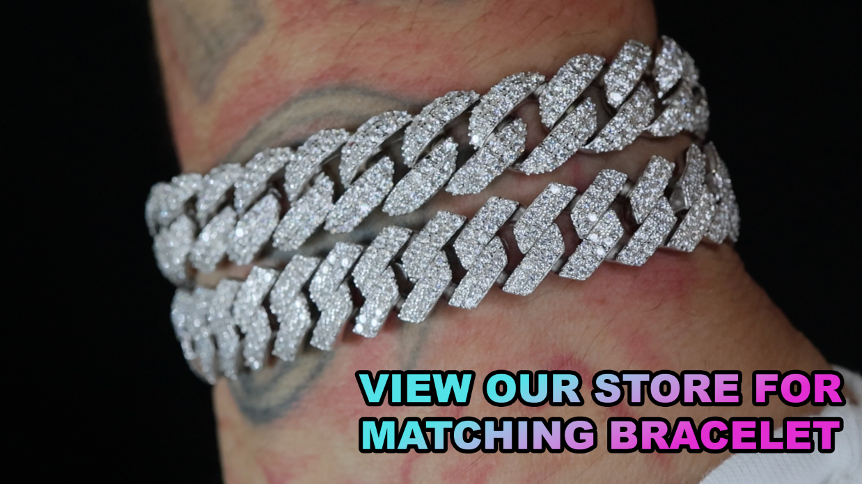 Moissanite Hip Hop Chain