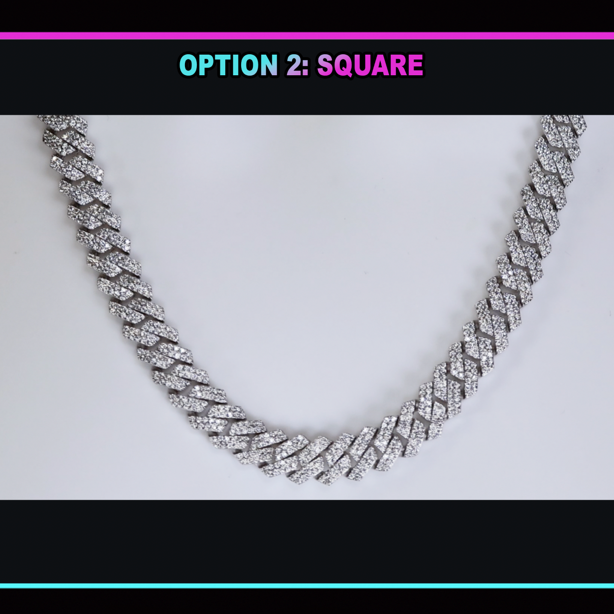Moissanite Cuban Link Chain