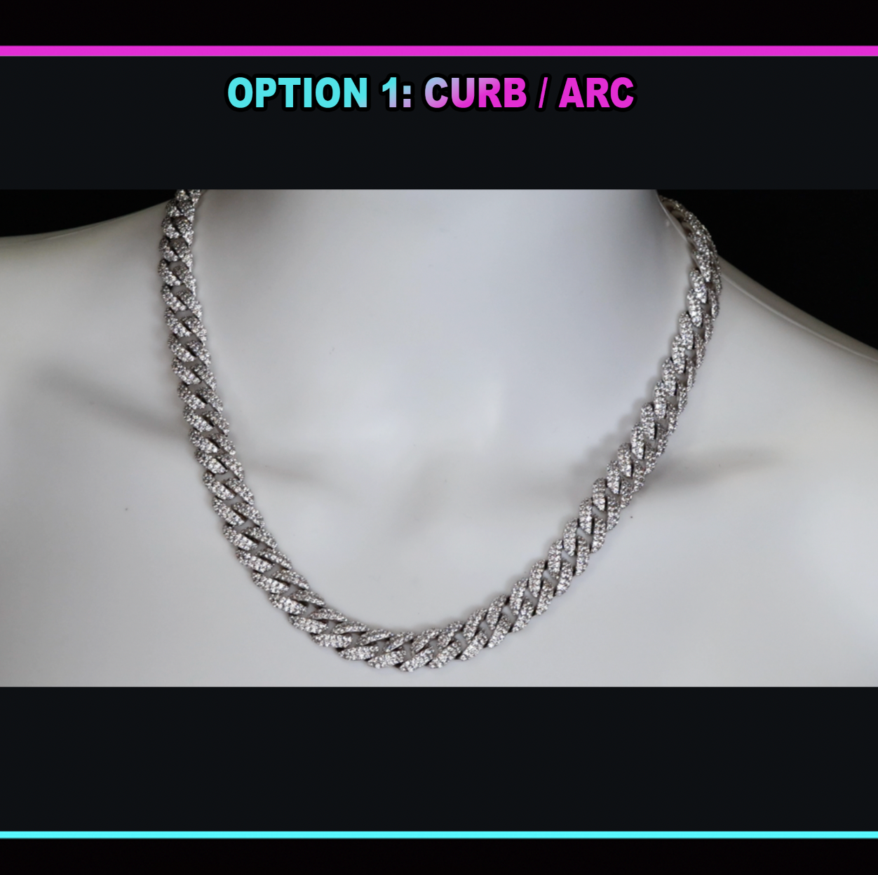 Moissanite Cuban Link Chain