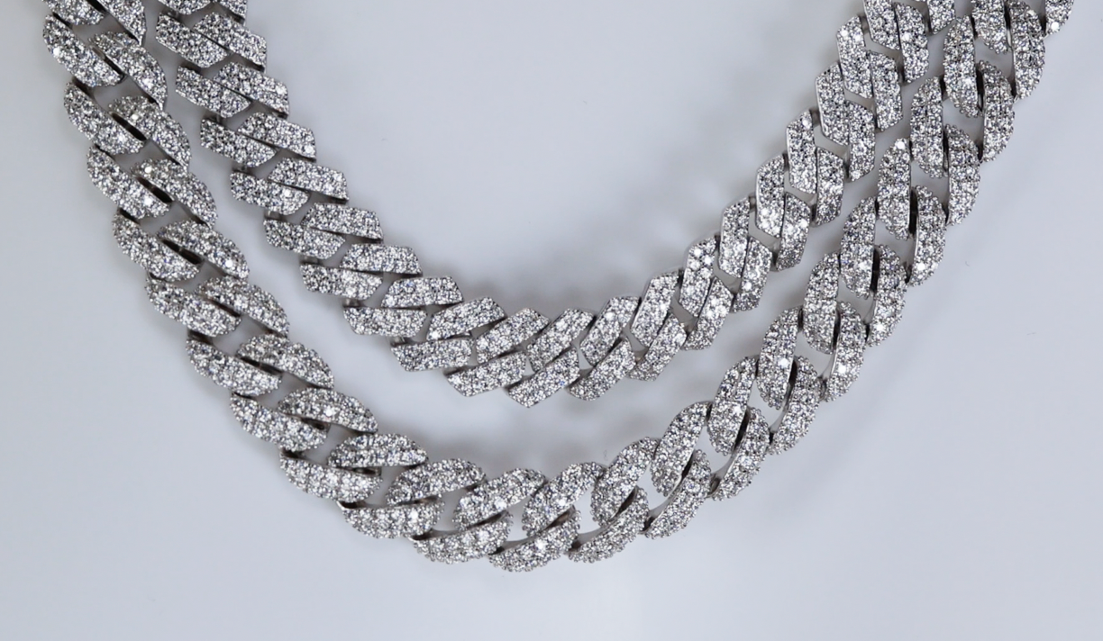 Mens Moissanite Chain