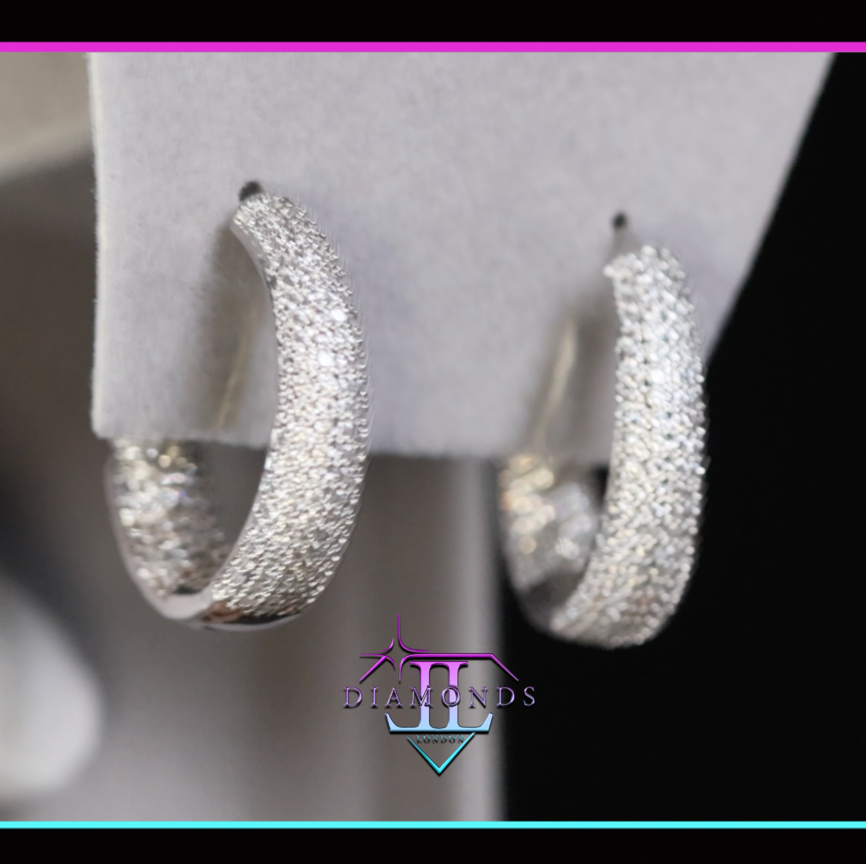 Womens Big Diamond Earrings