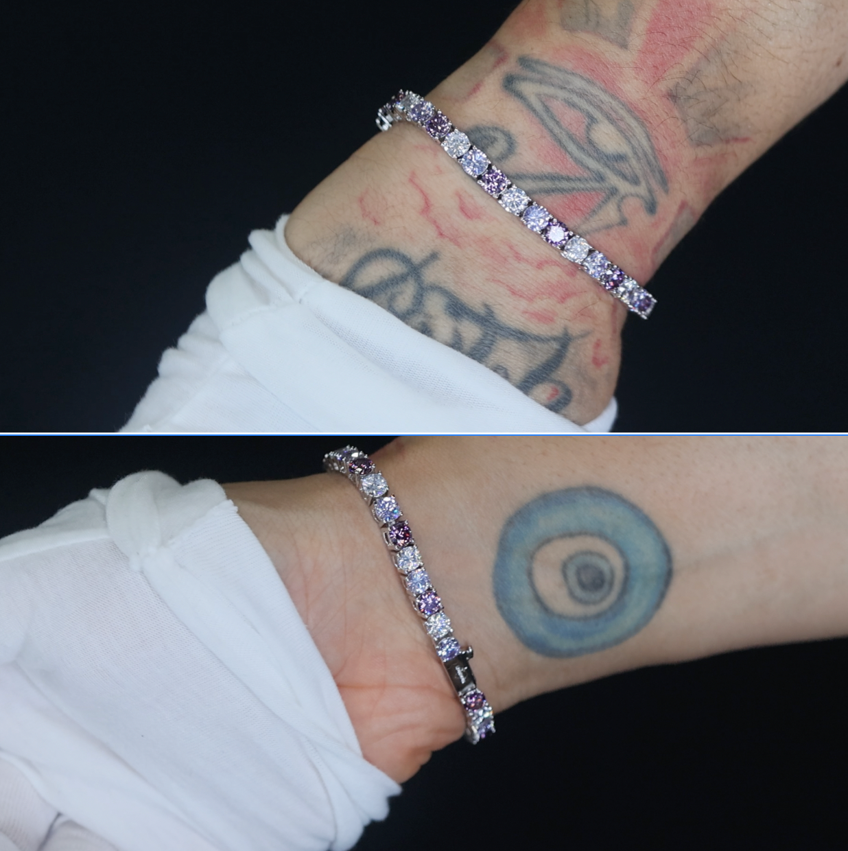 Purple Diamond Bracelet