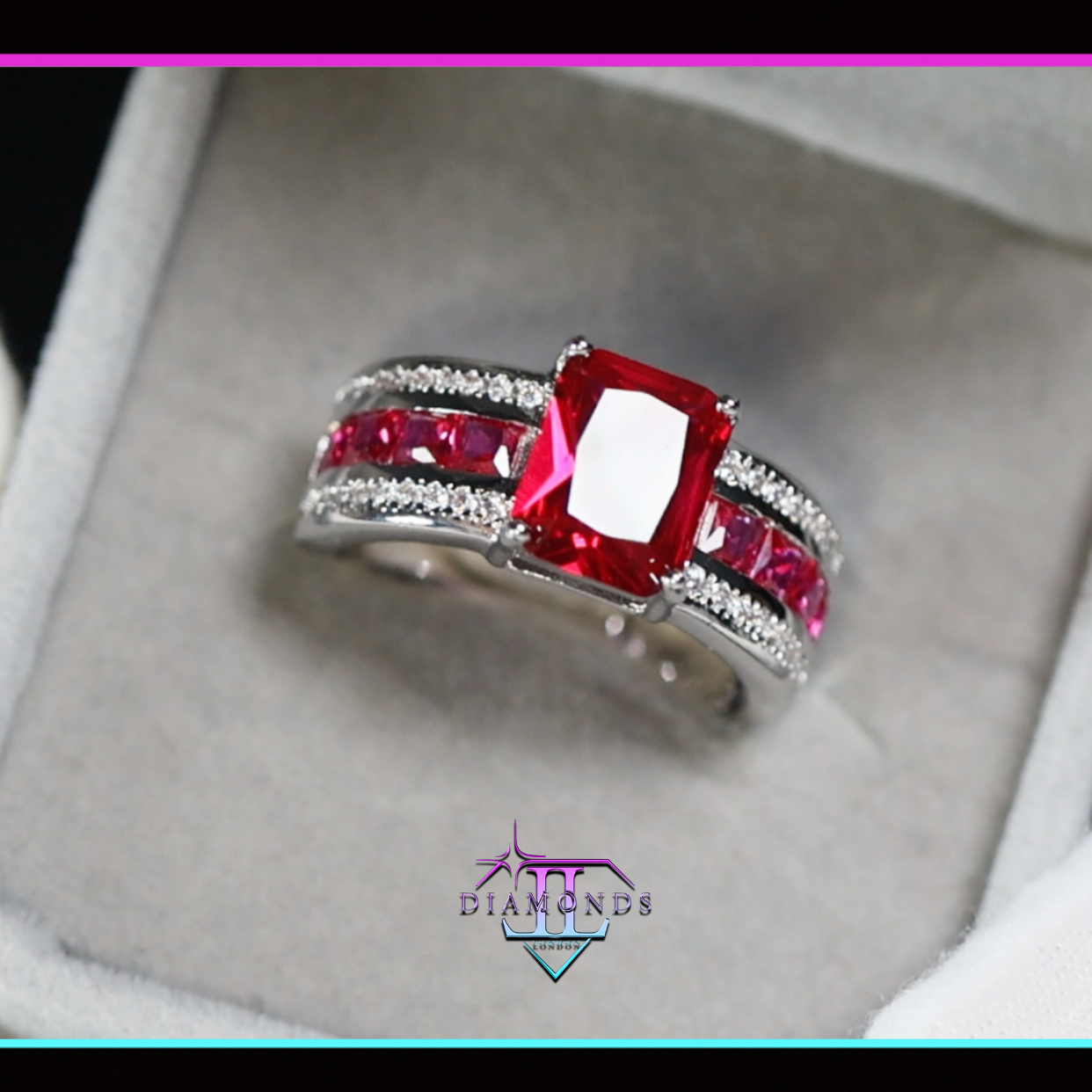 Red Diamond Ring