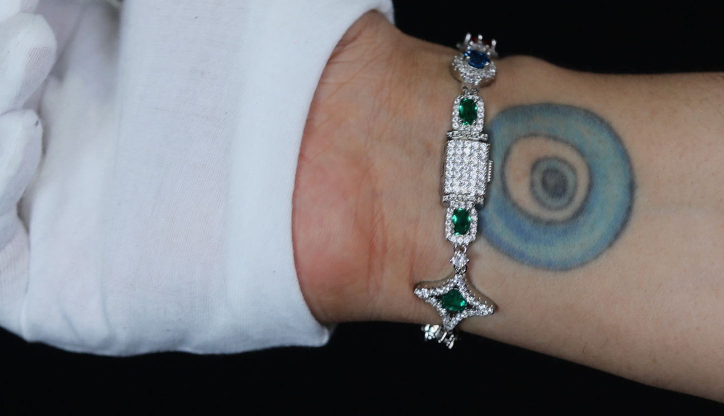 Rainbow Diamond Bracelet