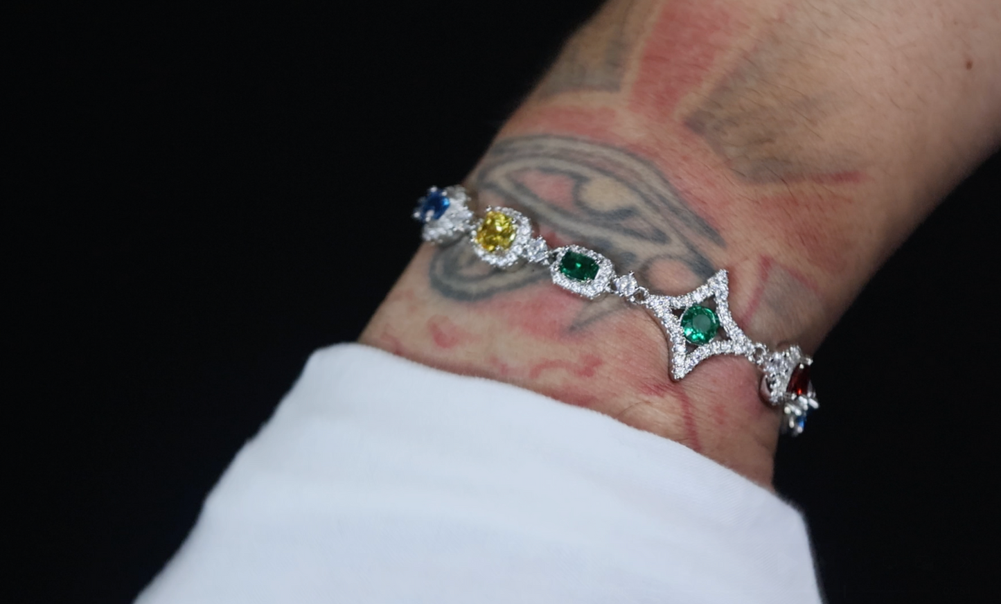 Rainbow Diamond Bracelet