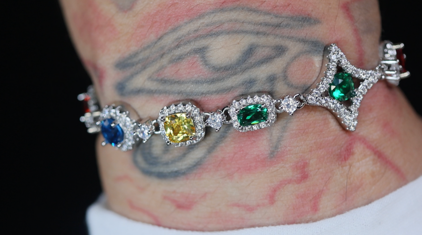 Rainbow Diamond Bracelet