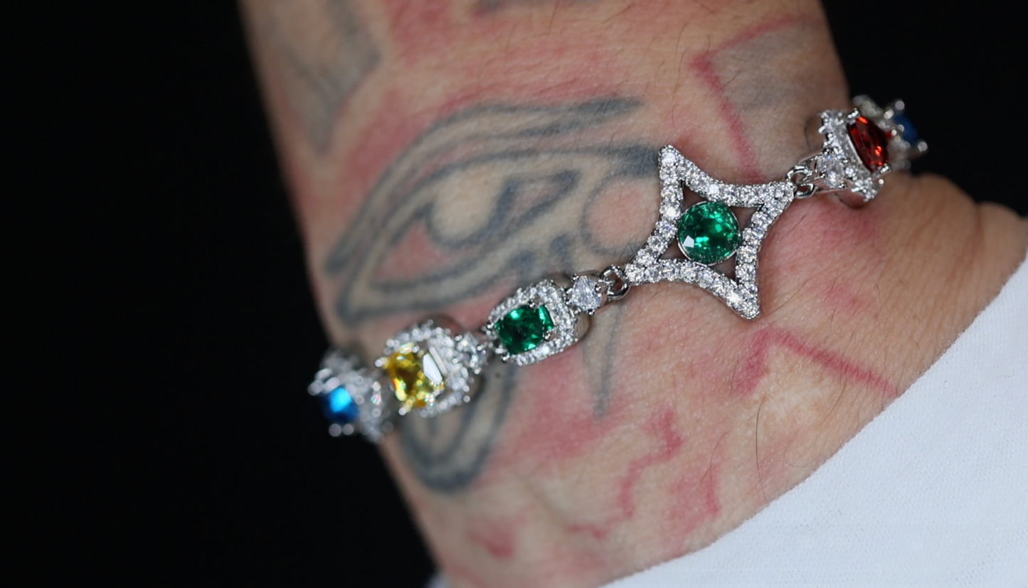 Rainbow Diamond Bracelet