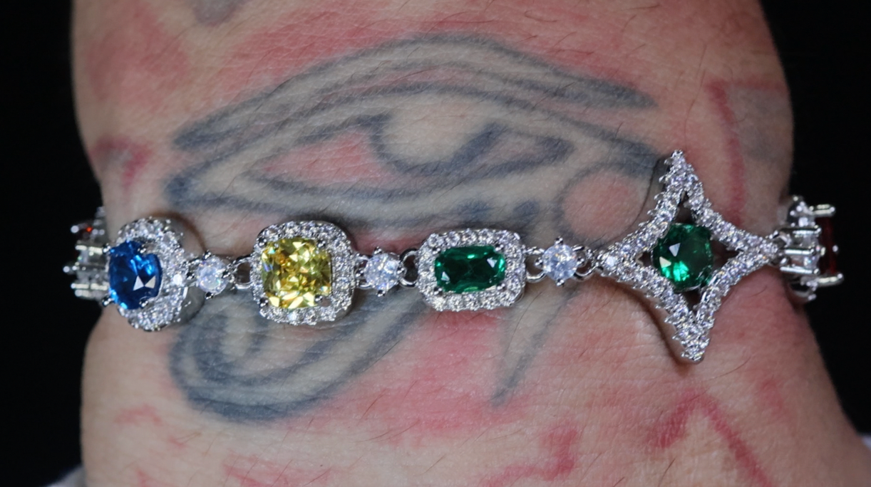 Rainbow Diamond Bracelet