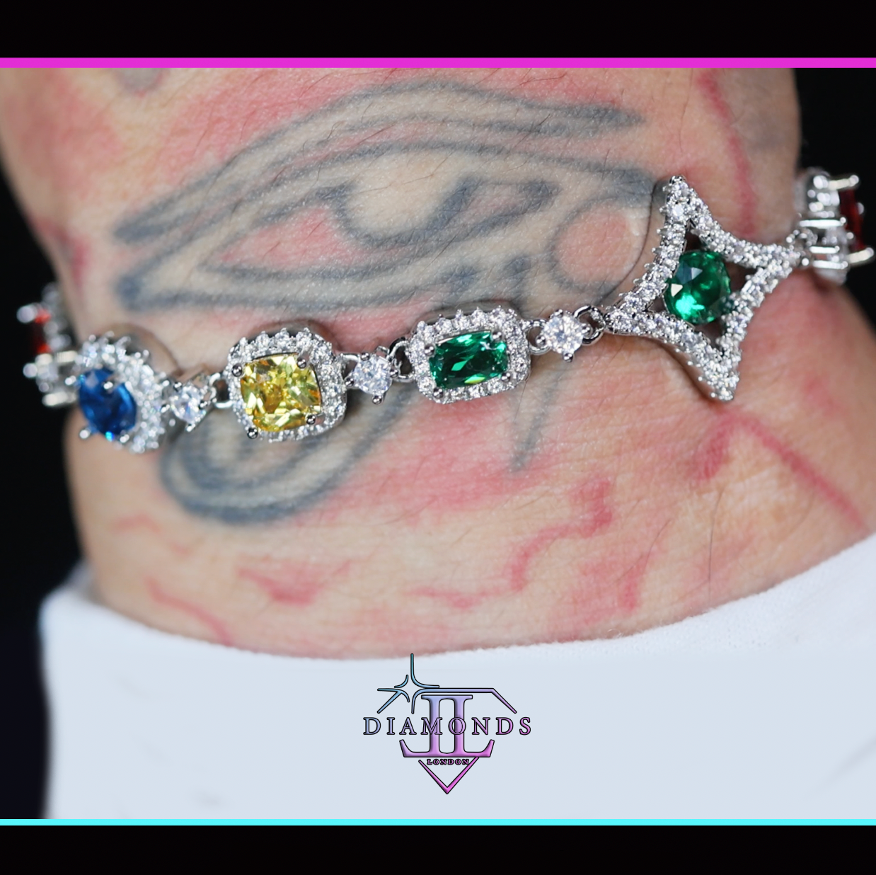 Rainbow Diamond Bracelet