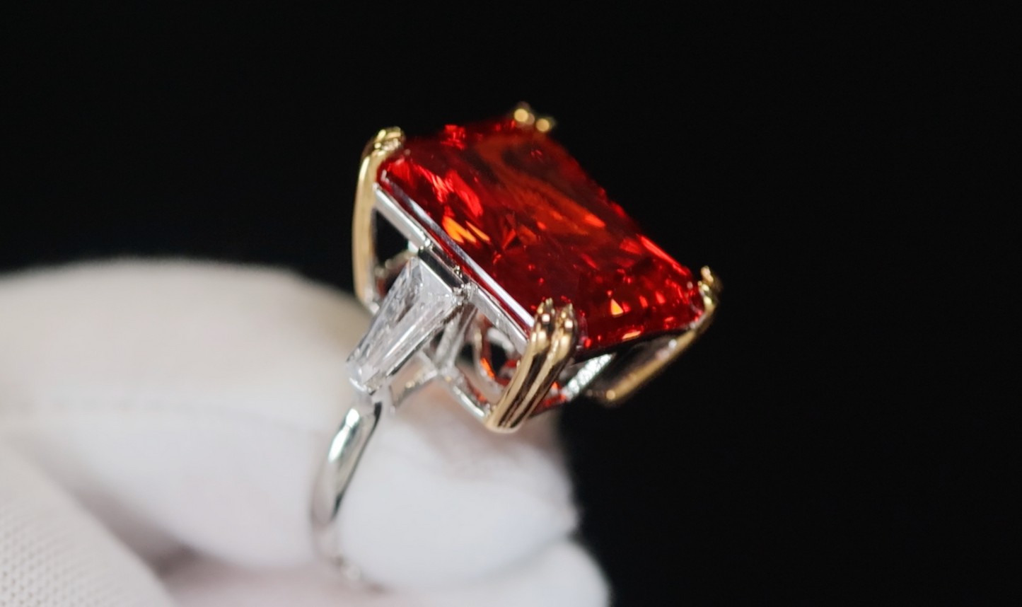 Red Diamond Ring
