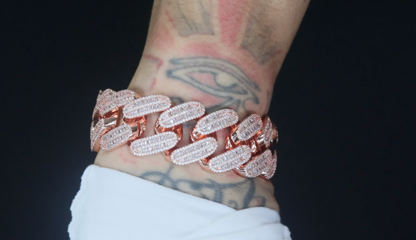 Rose Gold Cuban Bracelet
