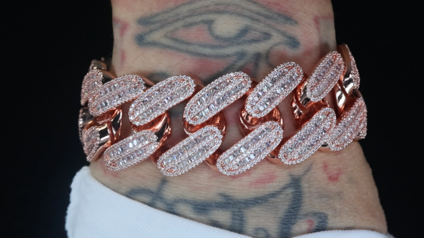 Rose Gold Cuban Bracelet