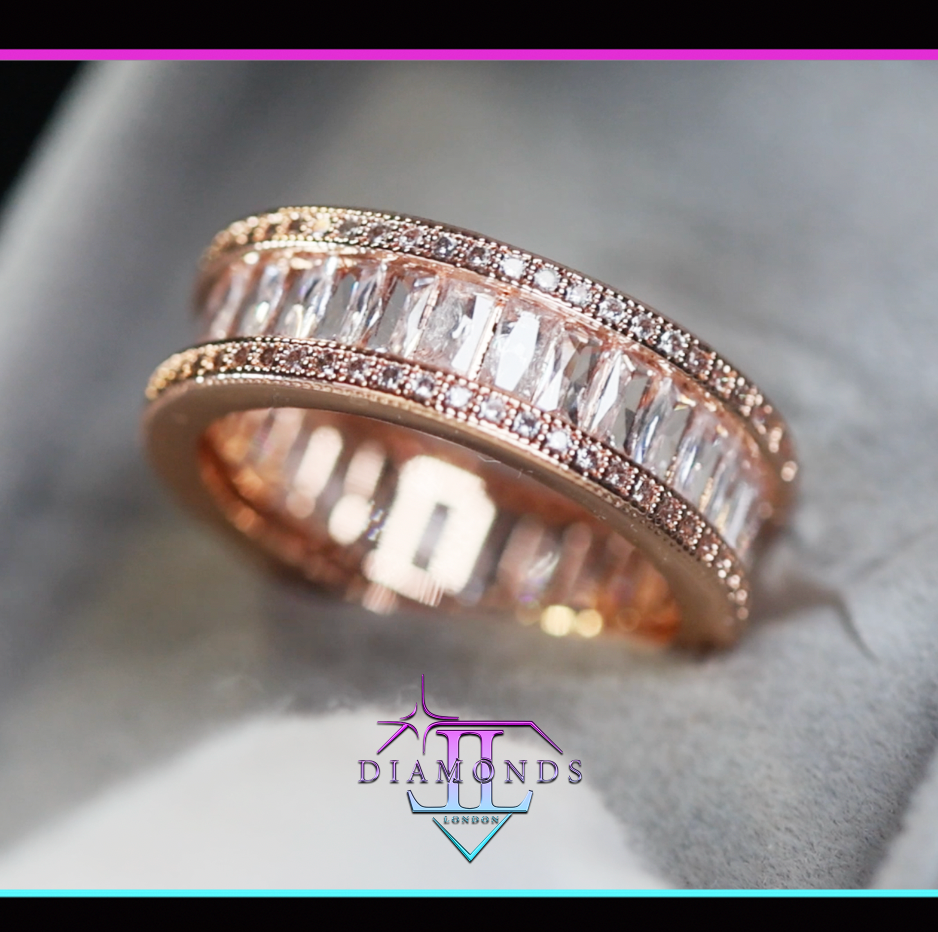 Rose Gold Eternity Ring