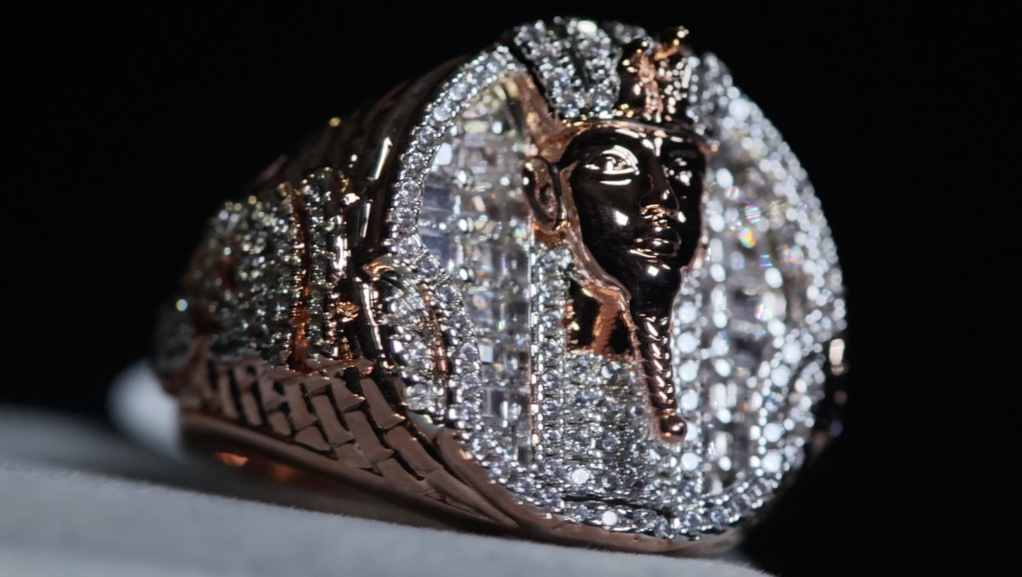 Rose Gold Hip Hop Ring