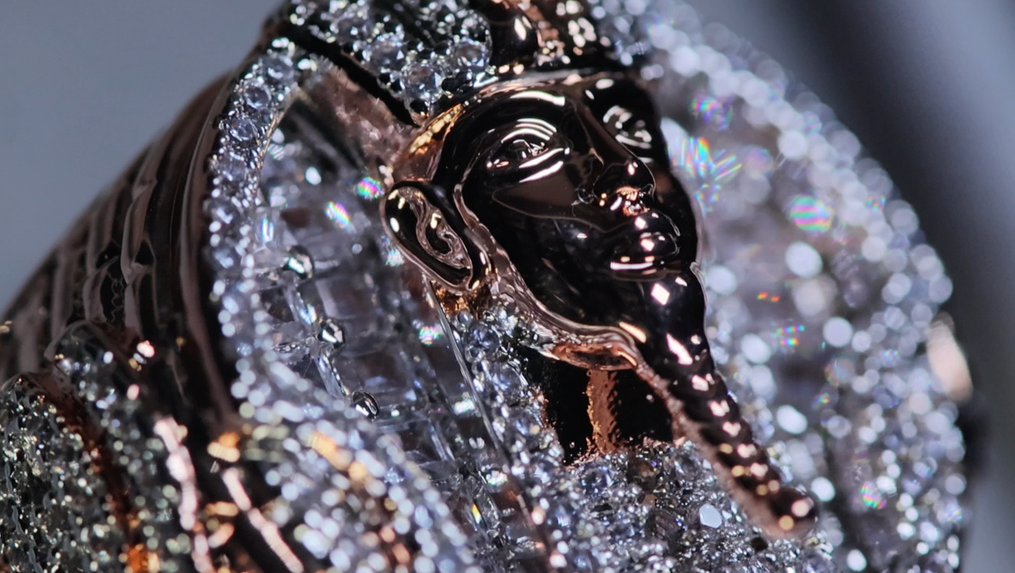 Rose Gold Hip Hop Ring