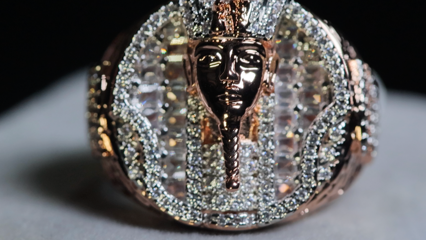 Rose Gold Hip Hop Ring