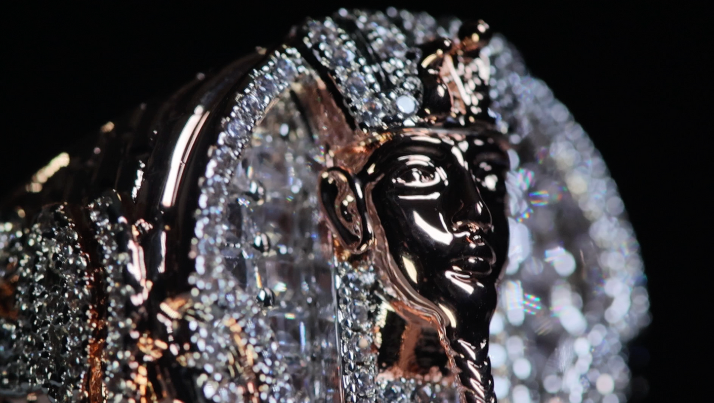 Rose Gold Hip Hop Ring