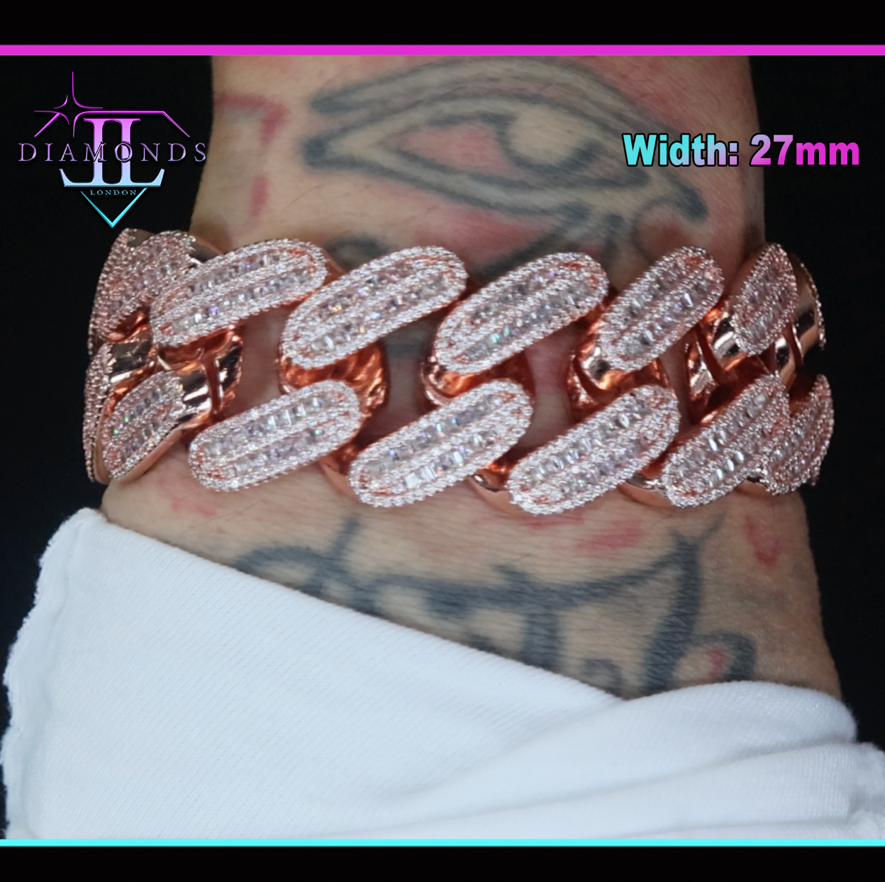 Rose Gold Cuban Bracelet
