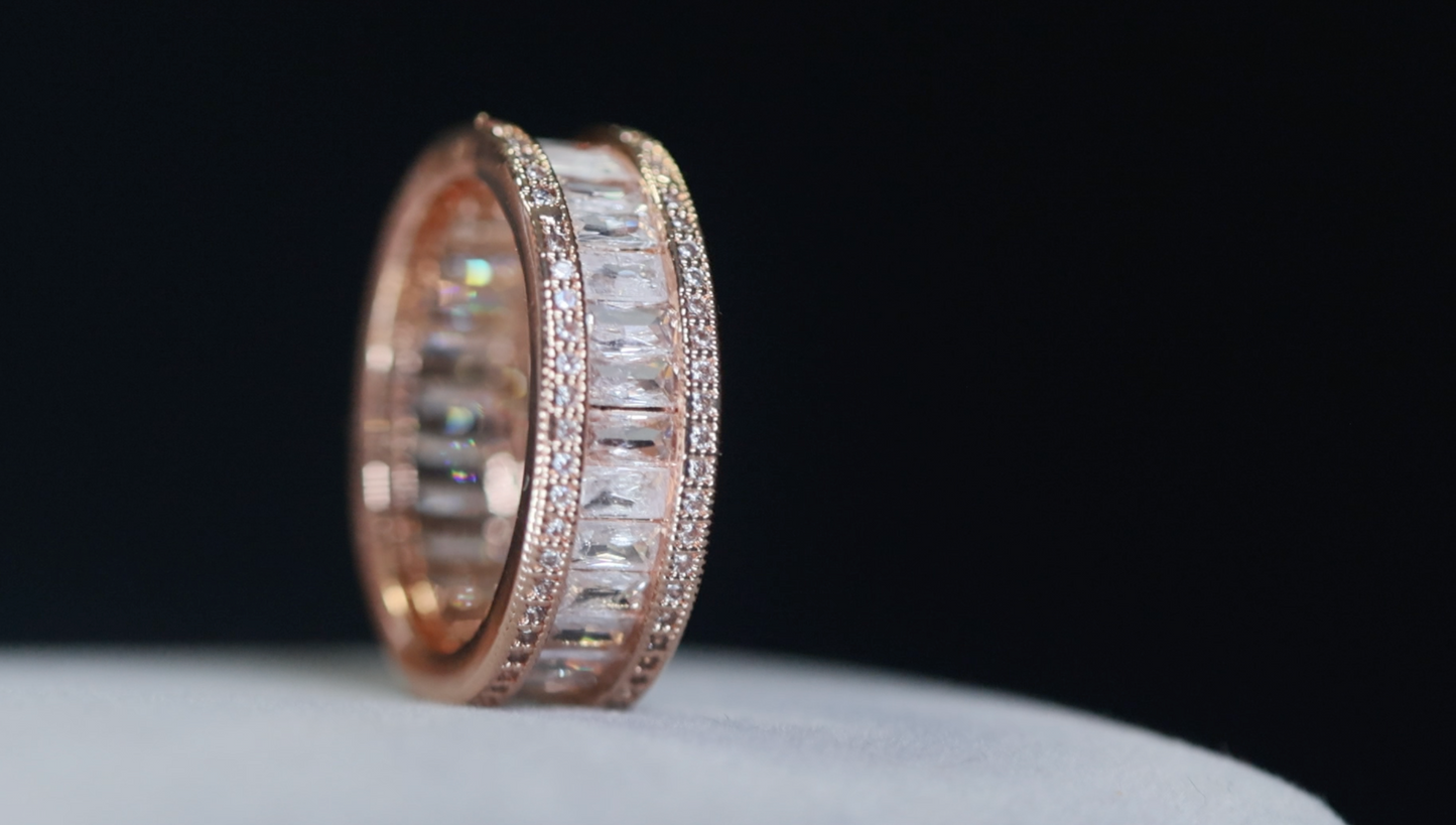 Rose Gold Eternity Ring