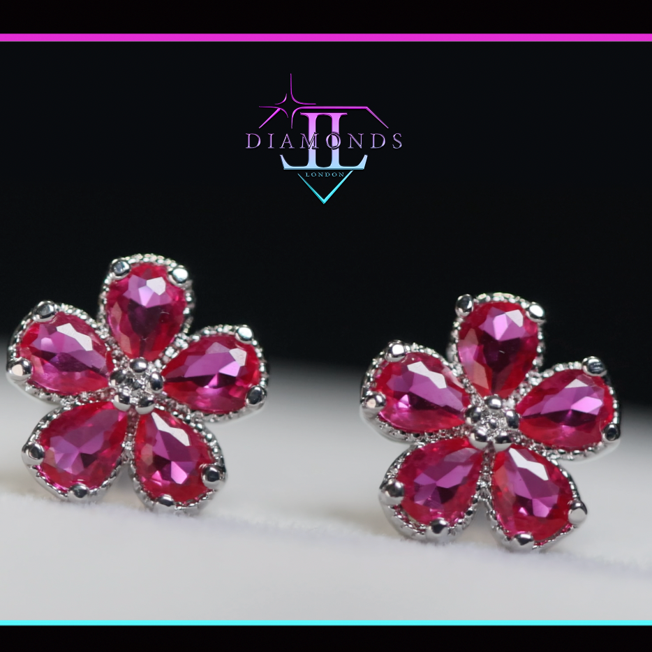 Ruby Ear Studs