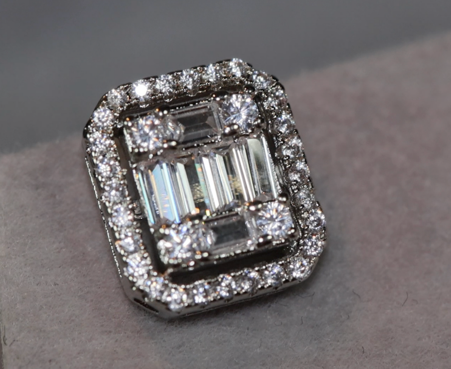 Womens Diamond Ear Studs | Mens Diamond Ear Studs | Ear Studs | Iced Out Ear Studs