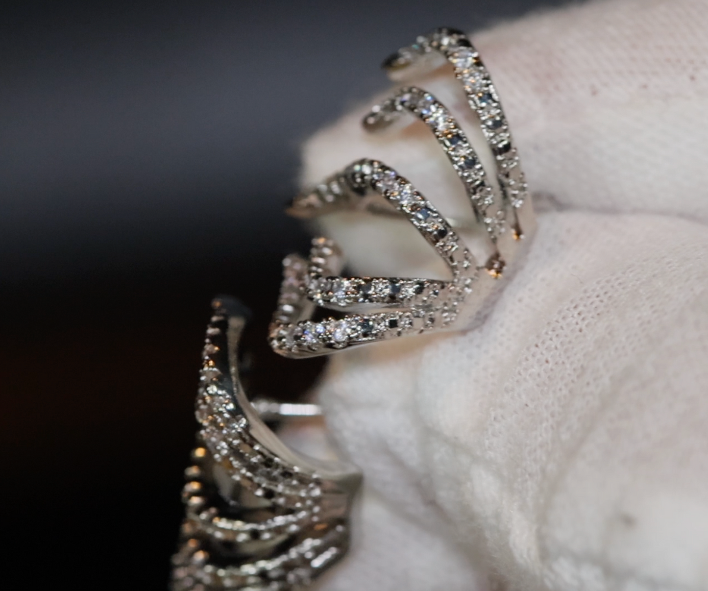 Womens diamond ear studs, diamond cuff earrings, diamond ear studs, womens ear studs