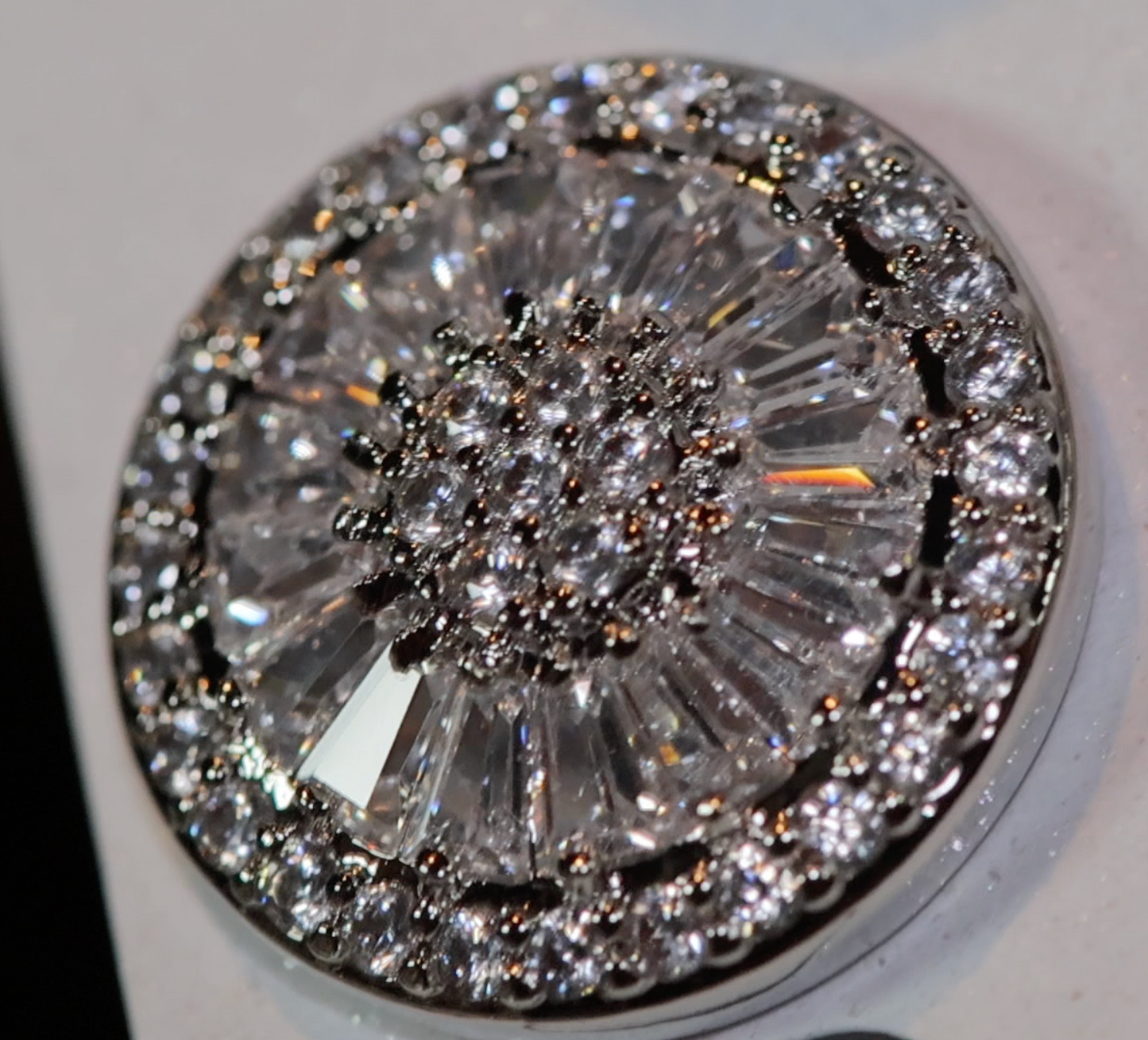 Womens baguette diamond ear studs | Womens Diamond Ear Studs | Ear Studs