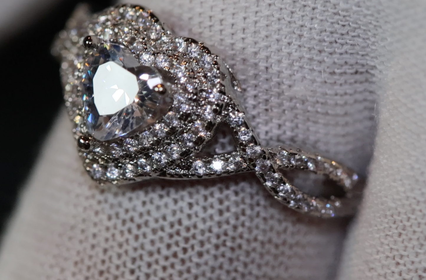 Hheart Ring | Womens Iced Out Ring | Engagement Ring | Heart Shape Ring | ring for girlfriend | love ring