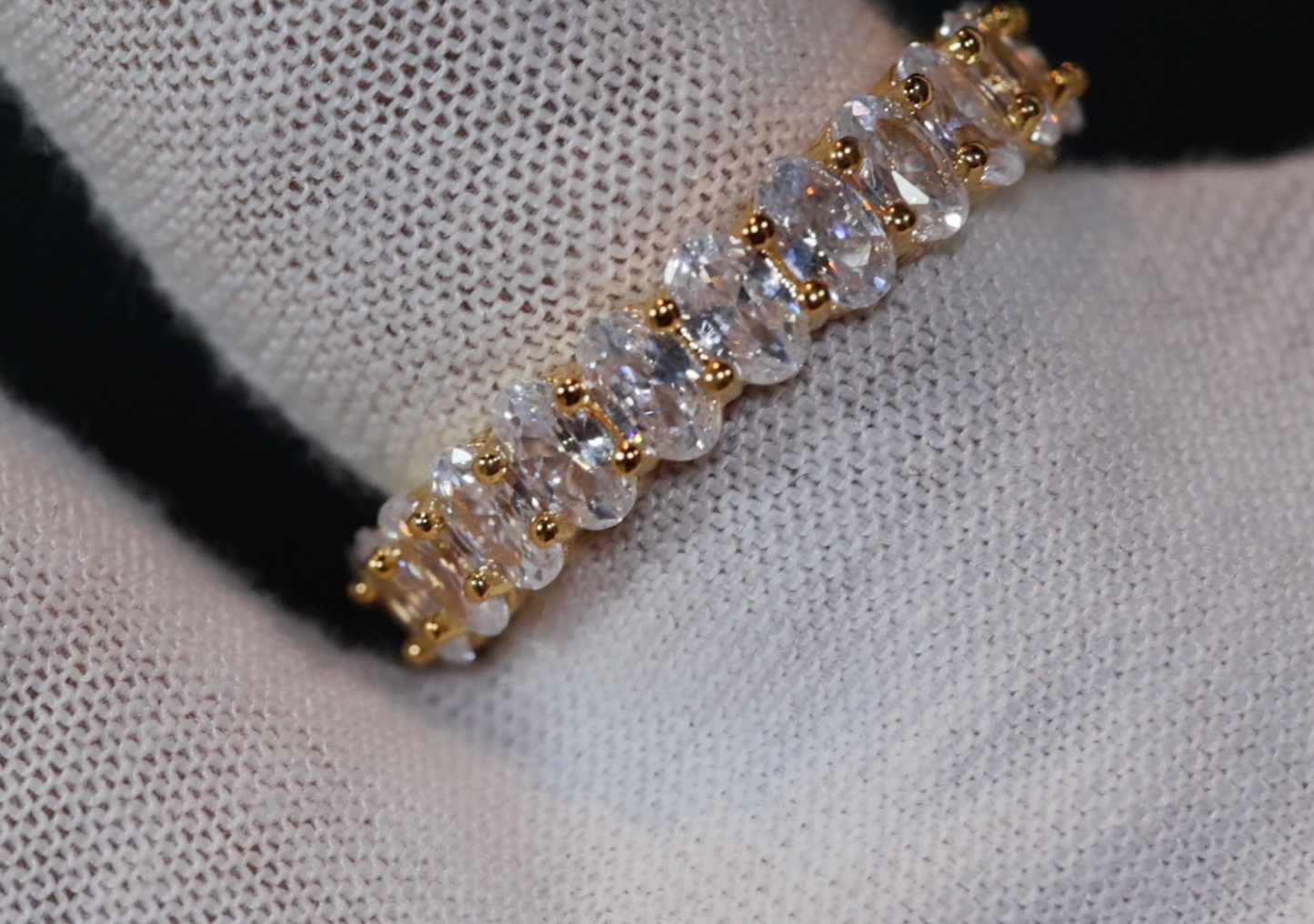 Gold Engagement Ring | Womens Gold Ring | Gold Eternity Ring