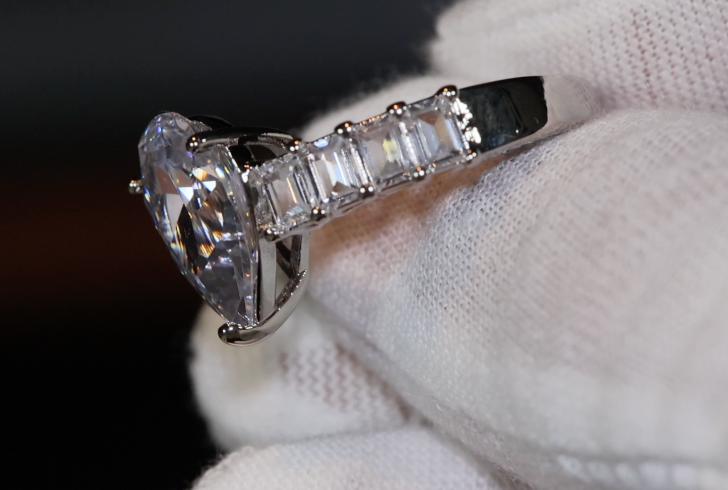 Teardrop Ring | Pear Shape Ring | Teardrop Engagement Ring | Tear Drop Ring