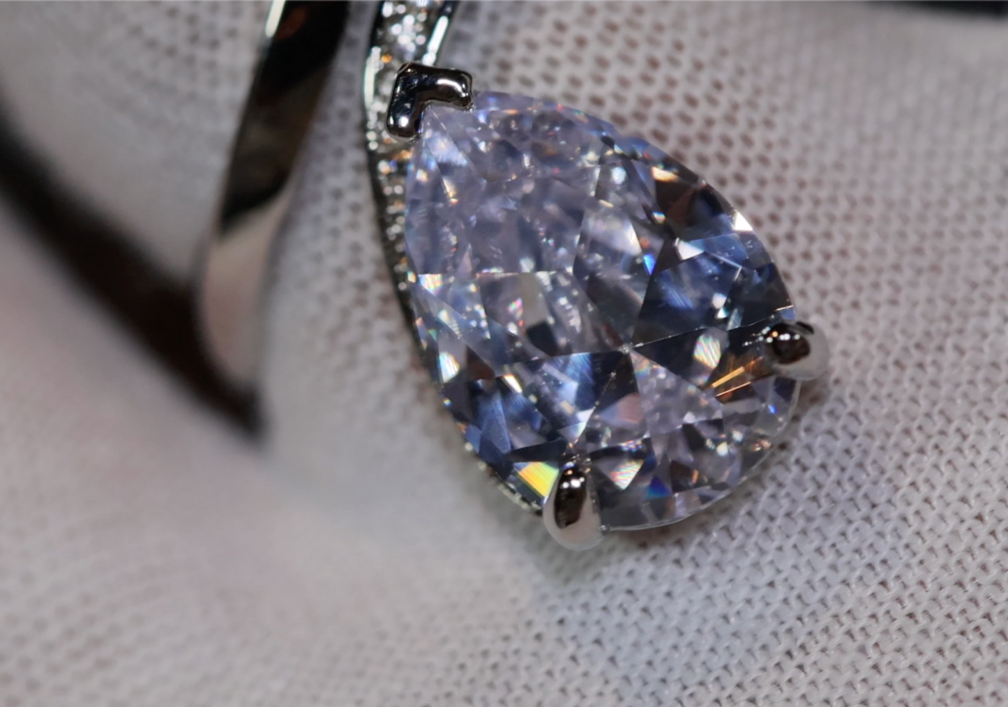 Teardrop Ring | Pear Cut Ring | Tear Drop ring | Pear shape ring | Teardrop Engagement Ring